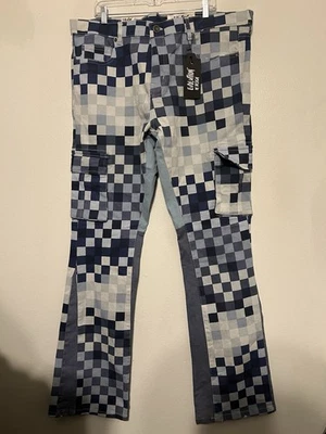Evolution In Design Stacked Pixel Digital Camo Jeans 40x36 - Image 1 of 4