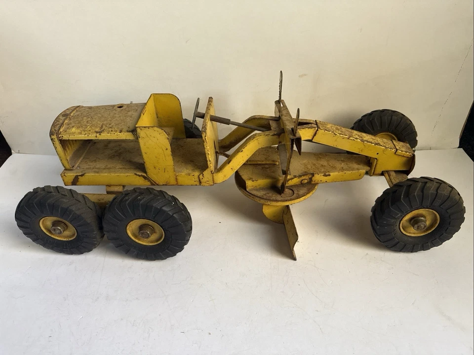 Vintage Ny-lint Nylint Road Grader Pressed Steel  - Image 1 of 4