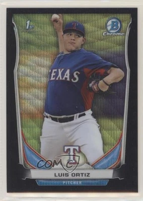 2014 Bowman Draft Chrome Black Wave Refractor Luis Ortiz #CDP26 - Image 1 of 2