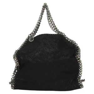 Auténtico bolso de hombro de gamuza negro Stella Mccartney Falabella - Imagen 1 de 24