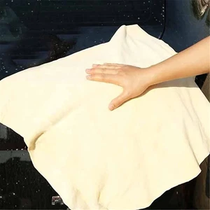 Pelle Di Daino per Auto, Naturale Asciugatura Magica Premium per Auto, Senza Lan - Foto 1 di 6