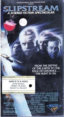 SLIPSTREAM- Mark Hamill Bill Paxton Ben Kingsley- Lawman vs Bounty Hunter VHS LN - Image 1 of 2