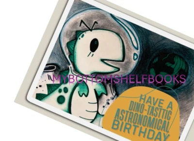 Tarjetas de felicitación de cumpleaños astronómicas DIGITALES Have a DINOTASTIC IMPRESIÓN MBSB REQUERIDA Foto 1 de 2