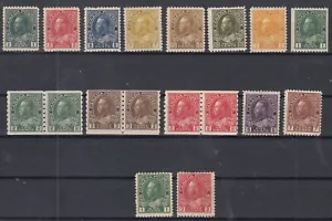 QO24798/ CANADA – KGV - 1911 / 1922 MINT SELECTION – CV 410 $ - Picture 1 of 2