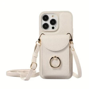 Wallet Case for iPhone 15 14 13 Pro Max 12 Pro 11 with Card Holder Leather Cover - Picture 1 of 15