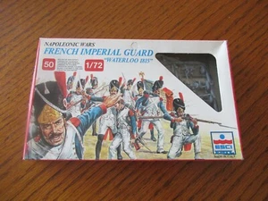 Esci #214 Soldados de la Guardia Imperial Francesa escala 1/72 50 Figuras Gris Sin Usar en Caja - Imagen 1 de 2