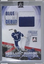 2008 ITG Superlative Franchise Famous Fabrics & White Debut Blue /9 Gary Roberts