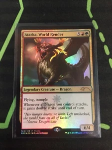 MTG Magic The Gathering Atarka, World Render Foil Promo Dragon Commander  - Picture 1 of 1