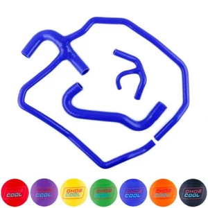 Kits de mangueras de silicona 1.1 deportivas para manguitos de agua Fiat Cinquecento 500 azules - Imagen 1 de 11
