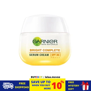 Garnier Skin Naturals Bright Complete Serum Cream SPF 30 PA+++ 50 ml FREE SHIP - Picture 1 of 4