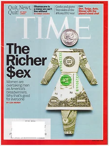 TIME Magazine March 26, 2012 The Richer Sex, Obamacare, Romney vs. Santorum - Imagen 1 de 1