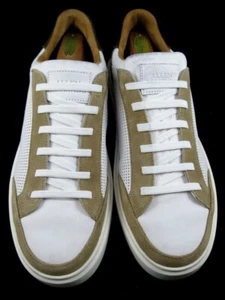Allen Edmonds "OLIVER" Slip-On Stretch Lace Sneakers 12 D Bone Leather Mix(592N) - Picture 1 of 10