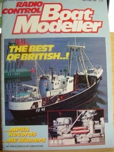 MODEL BOATS MAG RADIO CONTROL BOAT MODELLER MAY JUNE 1989 BEST OF BRITISH - Picture 1 of 4