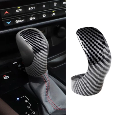 Cubierta de perilla de cambio de marchas de fibra de carbono para 15-18 LEXUS ES GS IS NX RC RX Foto 1 de 4