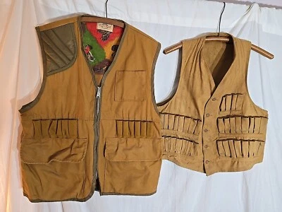 Vintage Men’s SafTbak Hunting Vest Game Bag Upland Gamebird Duck Hunting Size S - Image 1 of 4