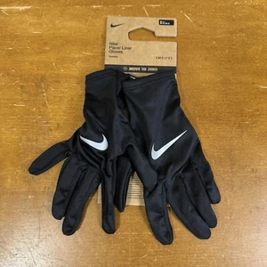 Nike Women’s Pacer Running Gloves Medium Large Black Dri Fit Active - Picture 1 of 3