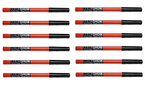 12 x Maybelline Color Show Crayon Kohl Eye Liner 330 Coralista 1.2g Brand New