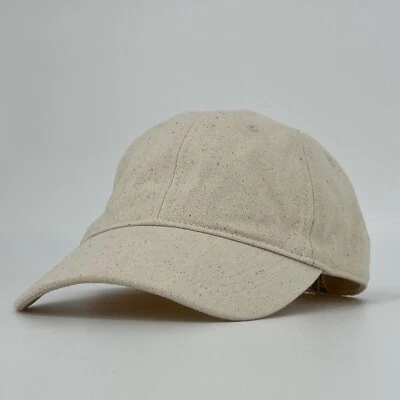 Old Navy Natural Cotton Hat - StrapBack Cream Baseball Cap EUC - Image 1 of 4