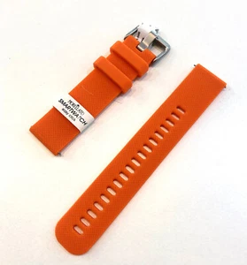 Uhrenarmband MORELLATO Herren Gummi Silikon Orange Smartwatch 18 20 22 mm - Bild 1 von 5