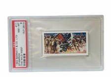Barratt 1963 Wild West Cowboy Tobacco Card England PSA 8 Stampede #11 Pop 3 ltd