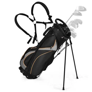 Golf Stand Bag Portable Lightweight Golf Carry Club Bag w/ 8-way Divider - Picture 1 of 10