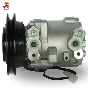 AC Compressor For Kubota M108S M5040 M6040 M7040 M9540 M8540 SVO7E + Drier - Imagen 1 de 11