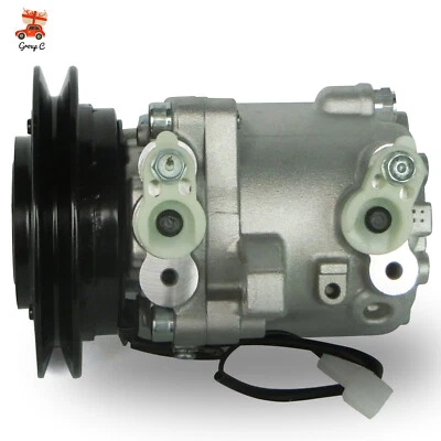 For Kubota M108S M5040 M6040 M7040 M9540 M8540 A/C Compressor SVO7E +Drier - Image 1 of 4