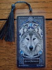 ACE OF PENTACLES Bookmark XMAS GIFT Tarot Familiars Animal Deck Card WOLF MOON