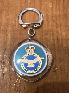 VINTAGE “PER ARDVA AD ASTRA” British Royal Air Force Key Chain - Picture 1 of 3