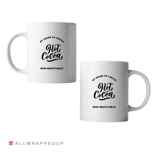 Cacao caliente, coco, pedido de bebidas de oficina, sin negociación, taza, escritorio, taza de bebidas 11 oz - Imagen 1 de 1