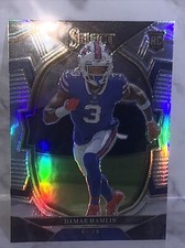 Damar Hamlin ROOKIE Card 🫶 2022 Select SILVER PRIZM Parallel #100 RC Mint 🔥