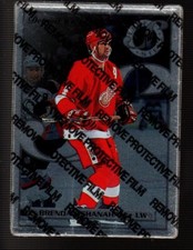 1996-97 Leaf Preferred STEEL #29 Brendan Shanahan DETROIT RED WINGS (Peel On)