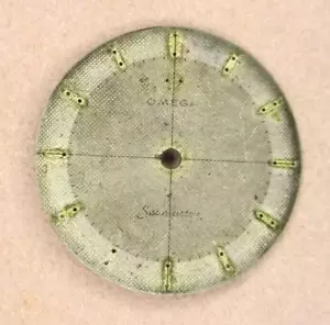 Omega Seamster honey comb dial, for parts ,missing markers - Picture 1 of 3