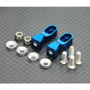 NEW GPM Alum Servo Mount Blue Tamiya TT-01 FREE US SHIP - Picture 1 of 1