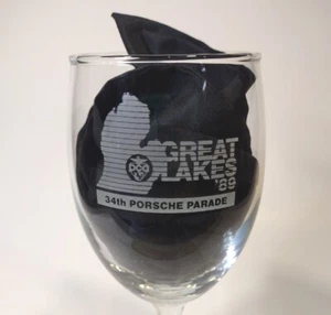 Porsche Parade PCA 1989 Pirelli Glassware 34th Great Lakes - Picture 1 of 9