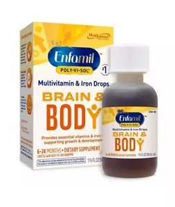 Gotas de suplemento de hierro multivitamínico Enfamil Poly-Vi-Sol 6-24 meses 50 ml 10/25 - Imagen 1 de 10