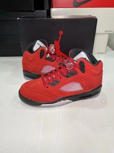 Air Jordan 5 Retro Toro Bravo Raging Bull GS 440888-600 Size 5.5Y With Box - Picture 1 of 4