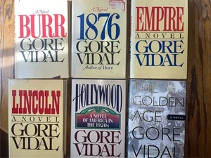 6 HC Narratives of Empire Gore Vidal Hollywood, Lincoln, Empire 1876 ++ Lot HC - Picture 1 of 2