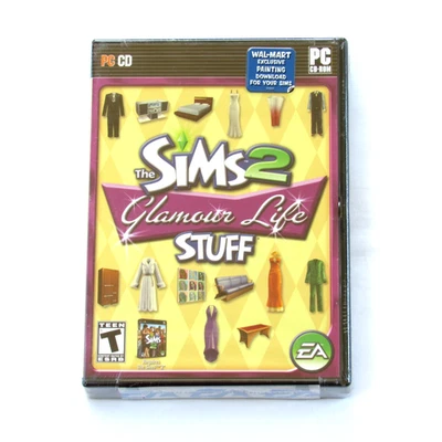 The Sims 2 Glamour Life Stuff PC Game Expansion New Sealed 2006 - Image 1 of 4