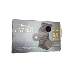 Sunbeam Advanced Heat Heating Pad King Size Brand New Fast Shippingg - Picture 1 of 2