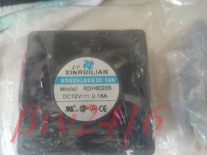 NUOVO PER XINRUILIAN RDH6020S 12V 0,25A ventola di raffreddamento 2 fili 6CM 1PZ - Foto 1 di 3