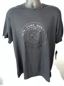 NEW YORK RANGERS NHL LEVELWEAR RICHMOND DARKMOON PLATINUM SHIRT MENS MEDIUM NWT - Picture 1 of 3