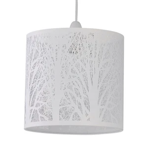 Modern White Forest 23cm Metal Easy Fit Ceiling Light Shade Pendant Lightshade - Picture 1 of 5