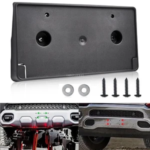 Front License Plate Bracket For 2019+ DODGE RAM 1500 DT or DS/TRX Rebel Bumper - Picture 1 of 21