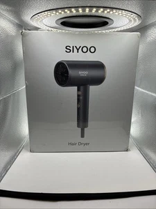 SIYOO Asciugacapelli Professionale Soffiatore Ionico Diffusore Ugello Magnetico 1600 Watt - Foto 1 di 1