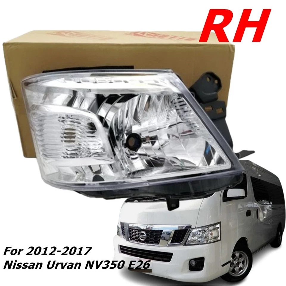 RH Right Front Head Light Lamp Cover For 2012-2017 Nissan Urvan NV350 E26 Van - Image 1 of 4