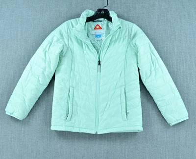 Columbia Jacket Girls M (10/12) Omni-Heat Mint Full Zip Puffer - Image 1 of 4