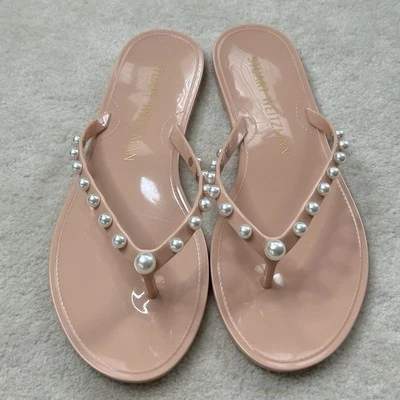 Chanclas Stuart Weitzman para mujer Goldie Jelly talla 9 EE. UU. NUEVAS SIN CAJA Foto 1 de 4