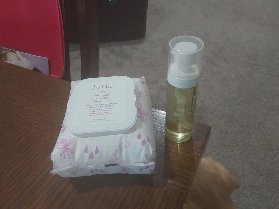 LOTE/2 PAÑOS DE LIMPIEZA/ACEITE LIMPIADOR JULEP LOVE YOUR BARE FACE NUEVOS ¡ENVÍO GRATUITO! Foto 1 de 1