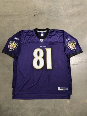 Camiseta deportiva para hombre Baltimore Ravens Anquan Boldin #81 Reebok NFL púrpura 2XL Foto 1 de 4